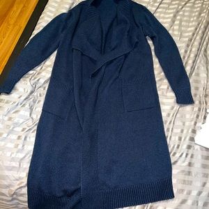 Knit long cardigan